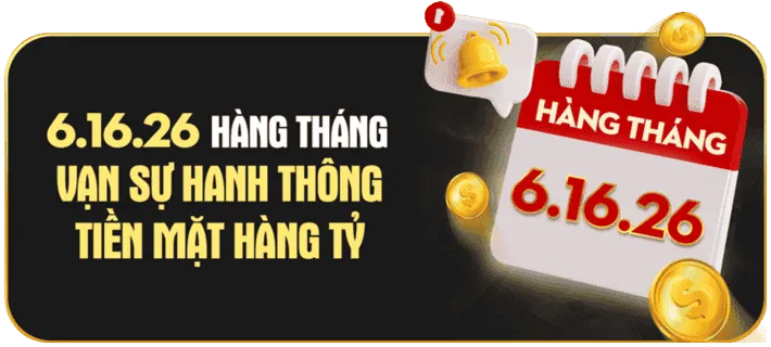 Thưởng Nạp Lại Hàng Tháng